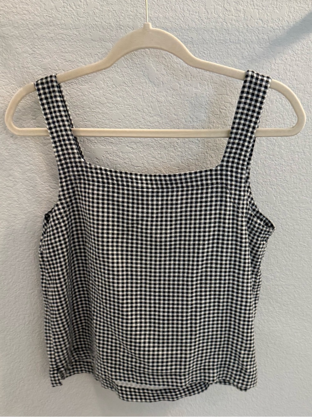 a new day Black & White Gingham Lounge Top - Picture 3 of 7